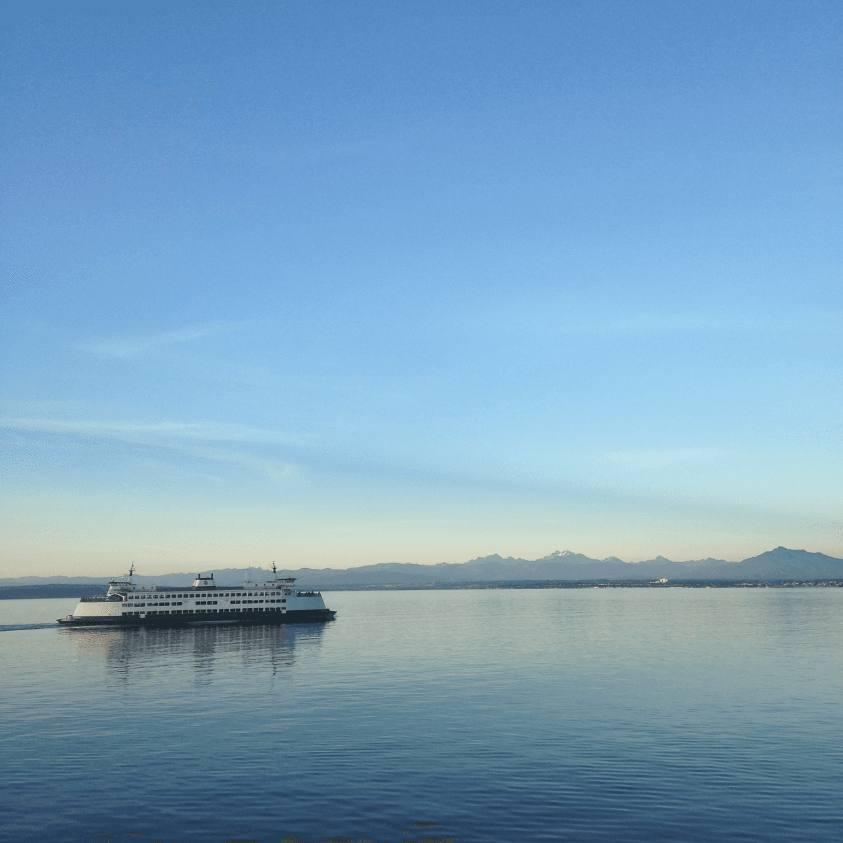 Ferry on Seattle sound